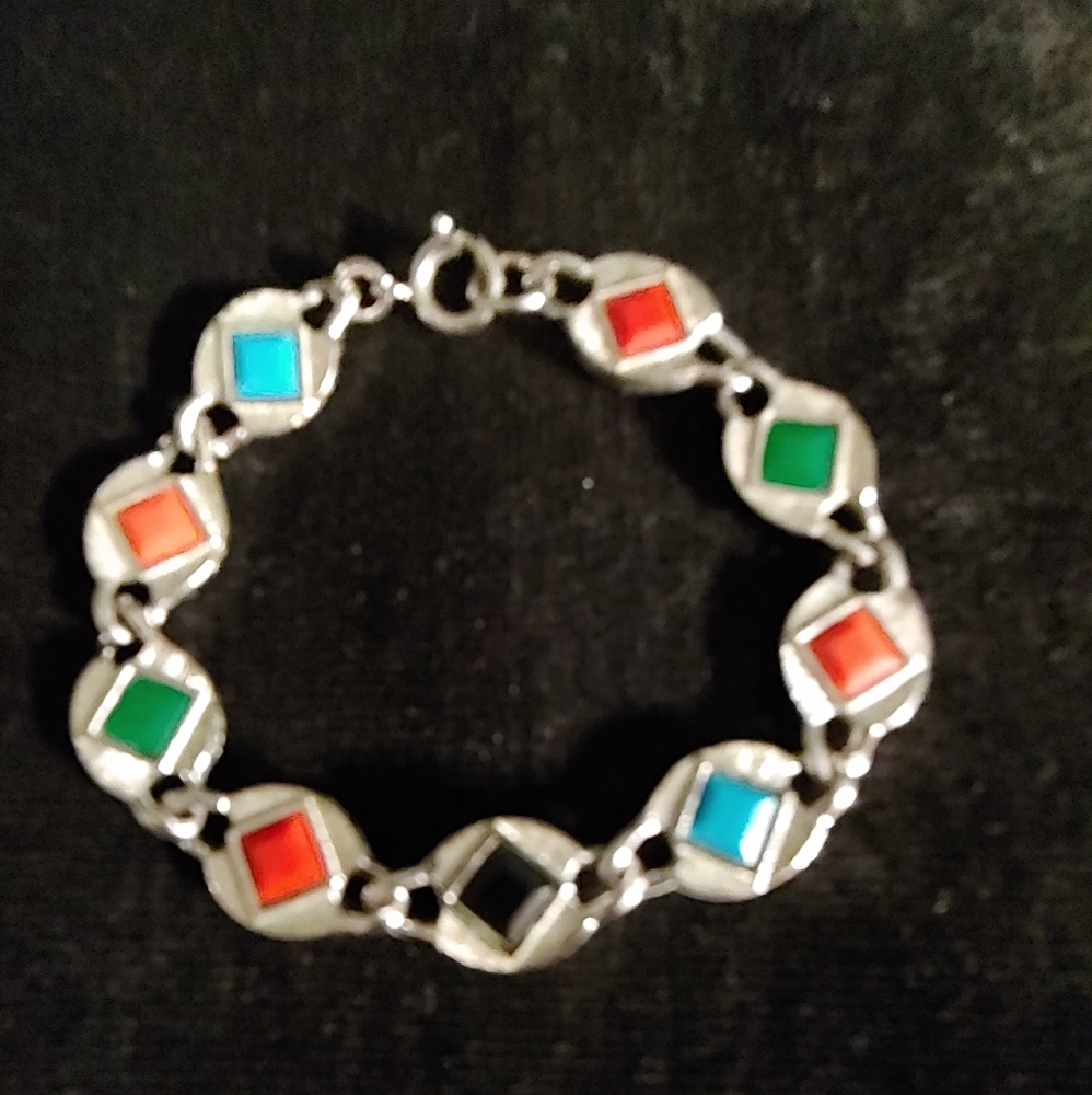 VTG. Sarah Coventry "Harlequin" Bracelet